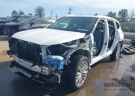 2021 Toyota Highlander Platinum from USA, damaged, VIN 5TDFZRAH3MS053965